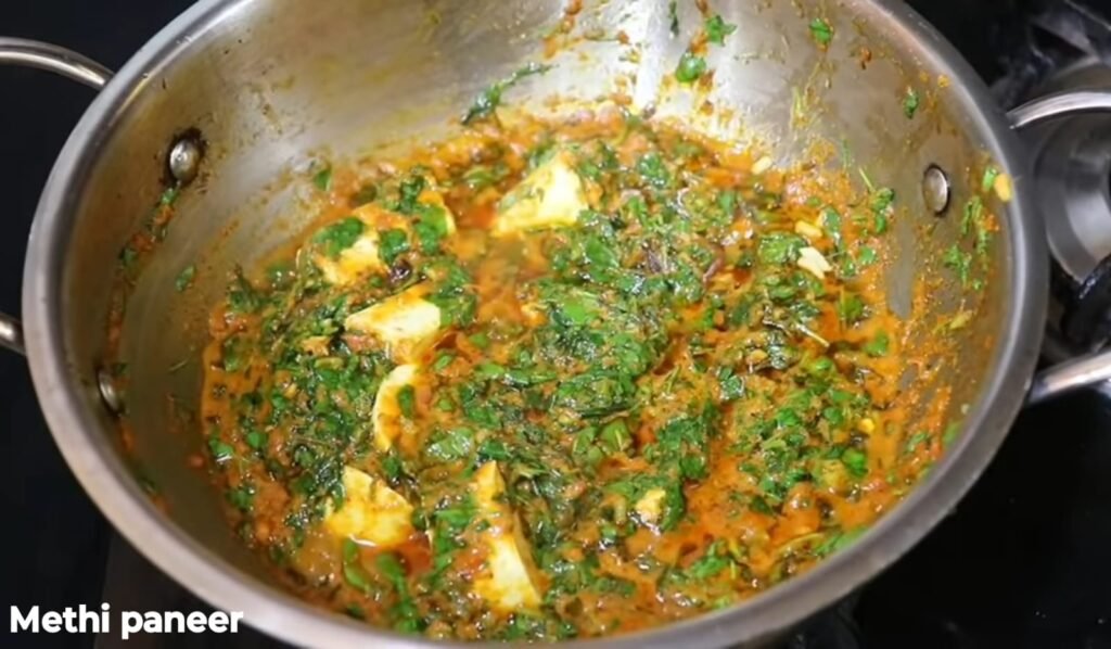 पनीर मेथी रेसिपी /Paneer Methi Recipe