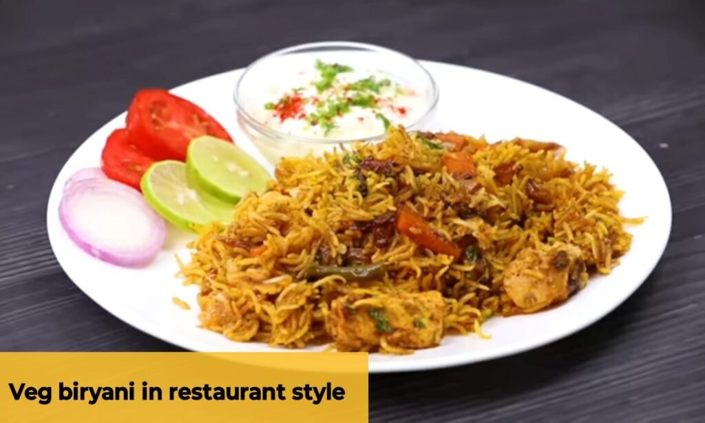 Easy veg biryani recipe